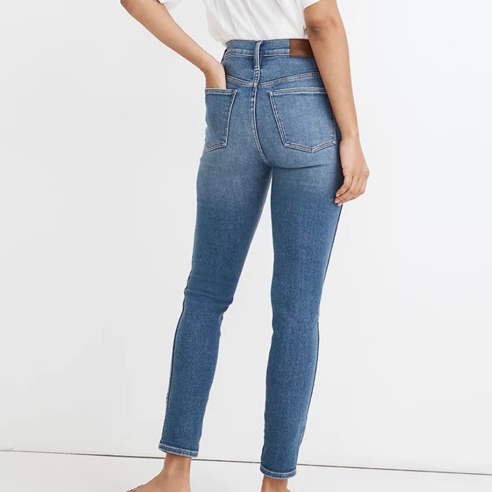 Madewell Denim Jeans: 10 inch high rise skinny crop. Size 29 tall. - Picture 9 of 9